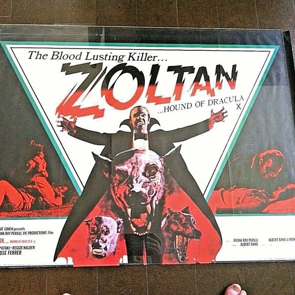 Horror Film Movie Poster Zoltan Hound of Dracula Original 1978 Dogs EMI Posters - Picture 12 of 16